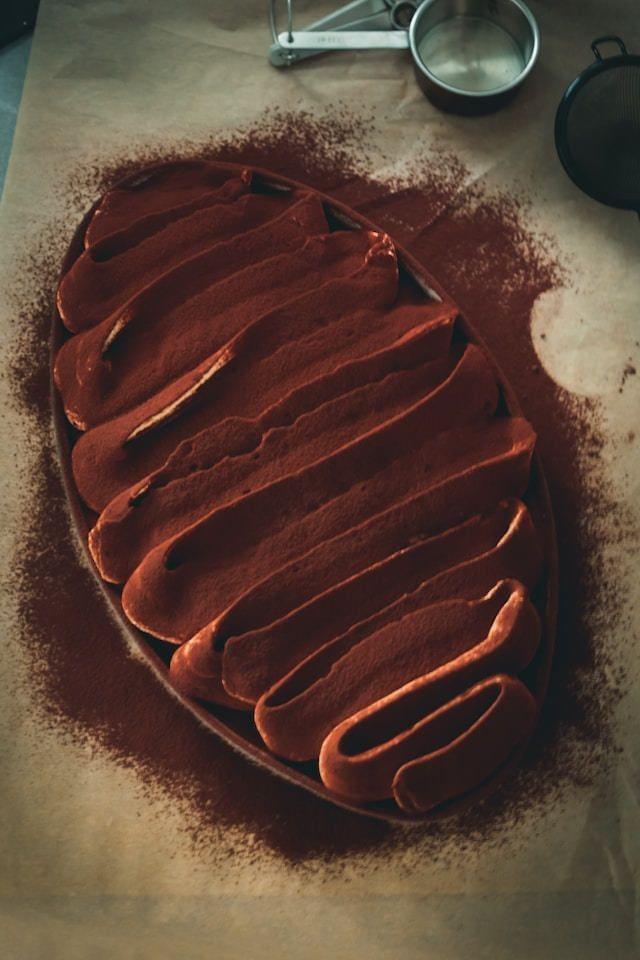 Cocoa dusted tiramisu