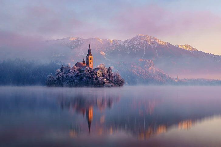Photo of Bled Island during Winter